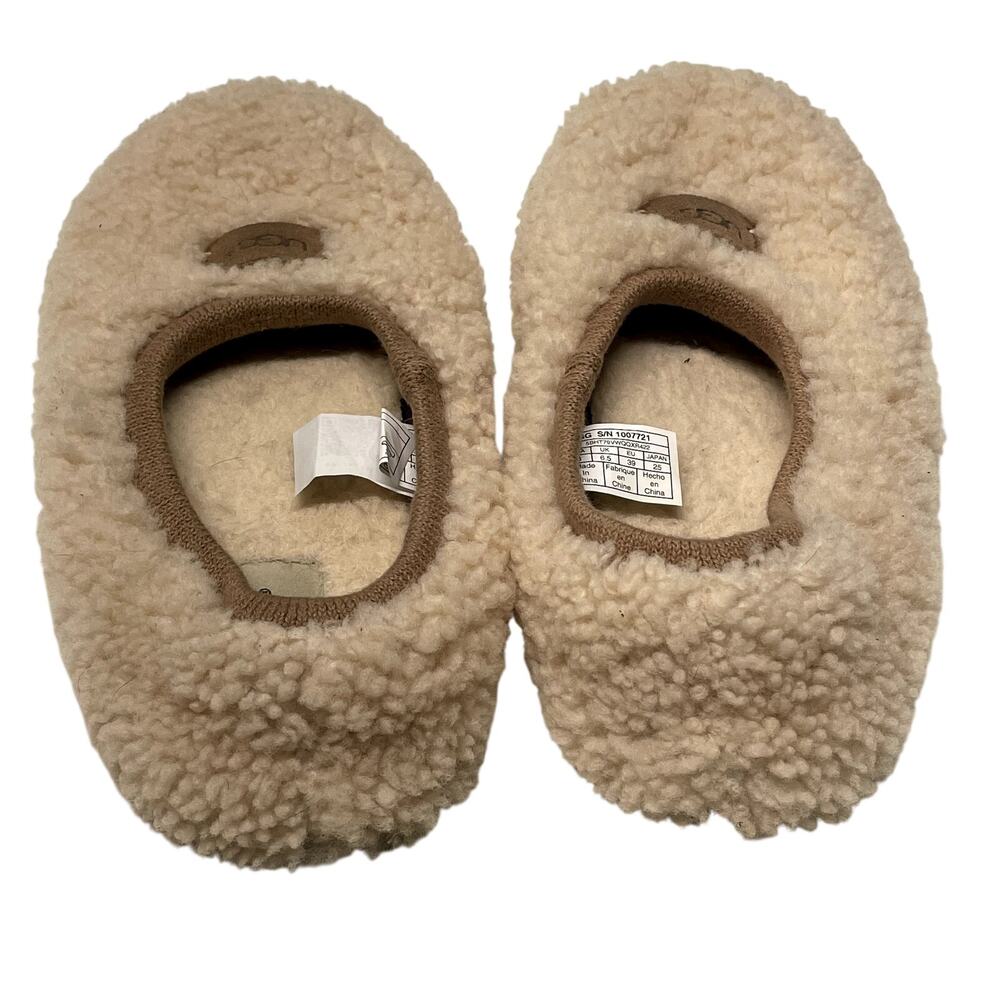 Ugg Womens Birche Slippers Shearling Ballet Flats Size 8 - Picture 4 of 5